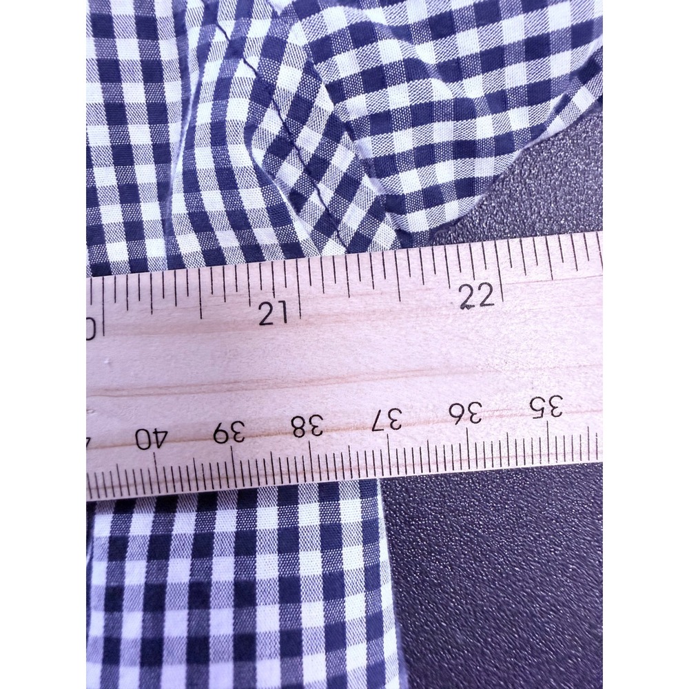 Columbia PFG Super Bonehead Shirt Mens Small Auburn Tigers Gingham Fishing Blue - Picture 12 of 14